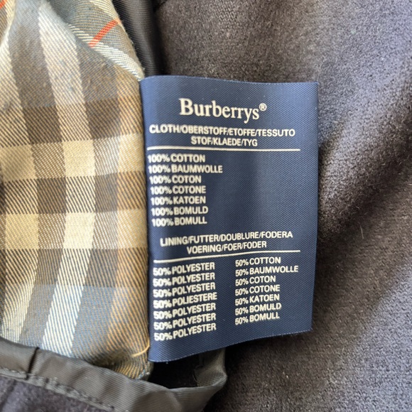 ⛰️ Vintage Men’s Burberry Trench with Wool Liner - size 40 L - Picture 13 of 15